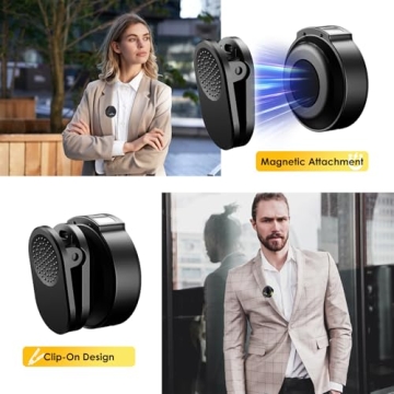 WAVLINK Wireless Lavalier Microphone - Dual Mic System