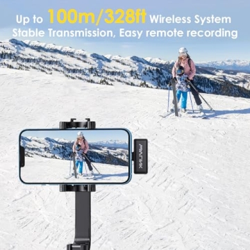 WAVLINK Wireless Lavalier Microphone - Dual Mic System