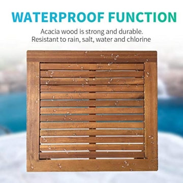 Acacia Wood Bistro Set Outdoor Furniture for Relaxation