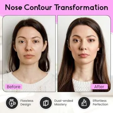 Katelia Beauty Innovative U-Shaped Nose Contour Brush