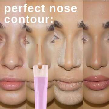 Katelia Beauty Innovative U-Shaped Nose Contour Brush