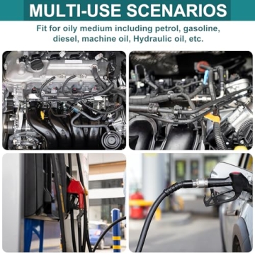 10FT 5/16 Inch Fuel Line Hose with Hose Clamps