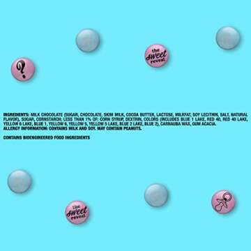 M&M’S Light Blue & Pink Milk Chocolate Candy - 2 lb Resealable Bag of M&M'S for Gender Reveals, Gender Reveal Ideas, Baby Shower Decorations, New Baby Parties, Party Favors and More