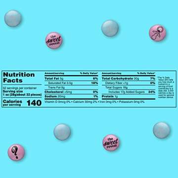 M&M’S Light Blue & Pink Milk Chocolate Candy - 2 lb Resealable Bag of M&M'S for Gender Reveals, Gender Reveal Ideas, Baby Shower Decorations, New Baby Parties, Party Favors and More