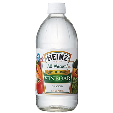 HEINZ Distilled White Vinegar 16 oz - Pure Clarity for Cooking