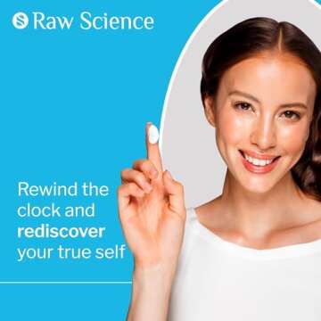 S RAW SCIENCE Anti-Aging/Wrinkle Face Moisturizer for Women & Men, Collagen Day & Night Skin Care with Hyaluronic Acid, Moisturizing & Nourishing Cream, Non-Greasy Formula