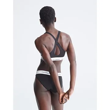 Calvin Klein Women's Modern Cotton Bralette in Black