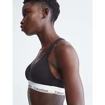 Calvin Klein Women's Modern Cotton Bralette in Black