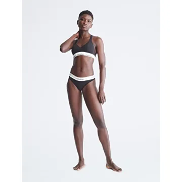 Calvin Klein Women's Modern Cotton Bralette in Black