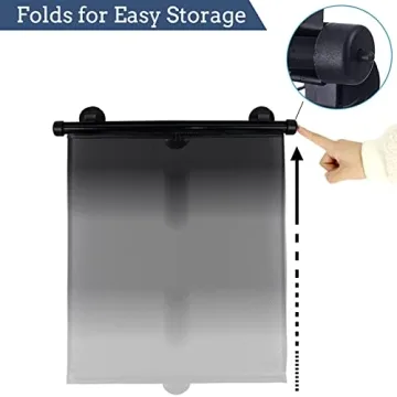 Retractable Baby Car Window Shades - UV Protection