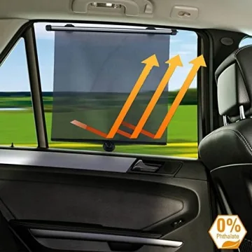 Retractable Baby Car Window Shades - UV Protection