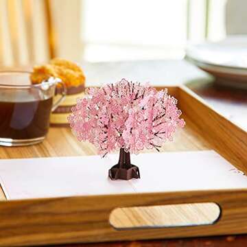 Lovepop Everyday Pop-Up Card for Her and Him- 3D Thinking of You Greeting Cards for Boys, Girls, Men, Women - 5" x 7" Cherry Blossom - Blank Note Card & Envelope Included