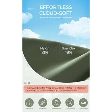 ODODOS Cloud Feeling Long Sleeve Crop Tops for Women Crew Neck Athletic Gym Workout Yoga Tee Shirts, Dark Olive, Small