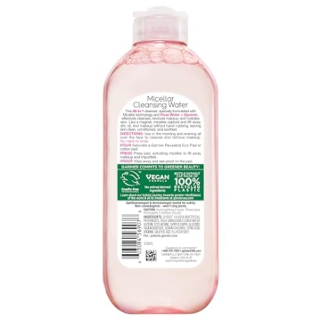 Gentle Garnier Micellar Water with Rose Water & Glycerin