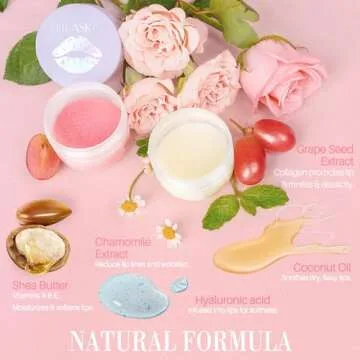 ORLASKIN Lip Mask & Lip Scrubber Exfoliator Lip Sleeping Mask Overnight for Dark Lips to Lighten Moi...