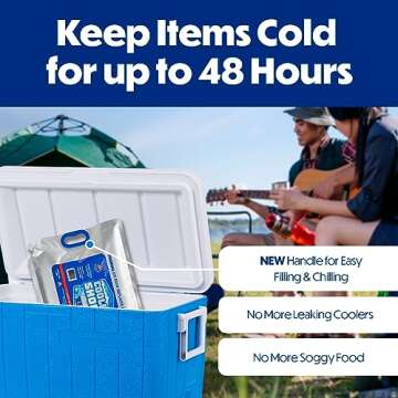 Cooler Shock Reusable Ice Packs - Long-Lasting & Convenient