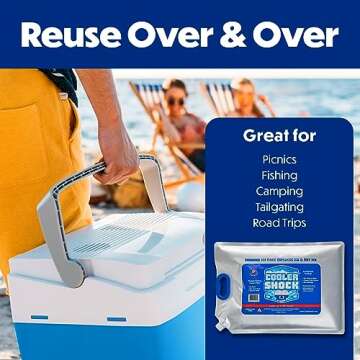 Cooler Shock Reusable Ice Packs - Long-Lasting & Convenient