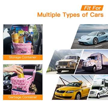 WAVELANE Waterproof Car Trash Can - Ultimate Auto Organizer