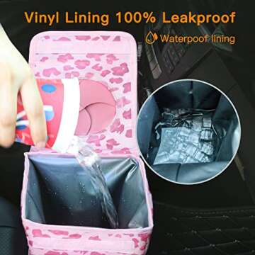 WAVELANE Waterproof Car Trash Can - Ultimate Auto Organizer