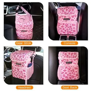 WAVELANE Waterproof Car Trash Can - Ultimate Auto Organizer