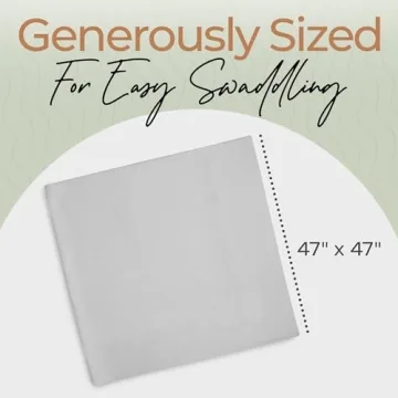 Soft Gender Neutral Baby Swaddle Blankets - 3-Pack