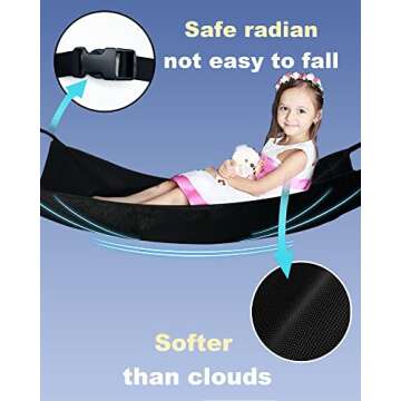 Comfortable Toddler Airplane Seat Extender for Travel