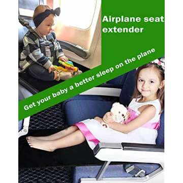 Comfortable Toddler Airplane Seat Extender for Travel