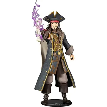Disney Mirrorverse Captain Jack Sparrow 7" Action Figure with Stunning Detail