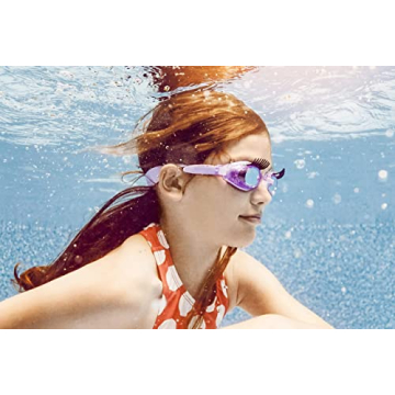 Bling 2O Blueberry Swimming Goggles for Ages 3+ - Stylish & Safe