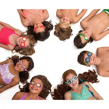 Bling 2O Blueberry Swimming Goggles for Ages 3+ - Stylish & Safe