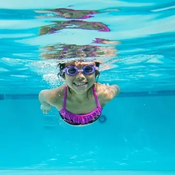 Bling 2O Blueberry Swimming Goggles for Ages 3+ - Stylish & Safe