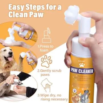 GJYC PET Paw Cleaner Magic Foam for Dogs and Cats