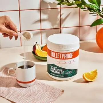 Bulletproof Unflavored Innerfuel Prebiotic Fiber Powder, 13.4 Ounces, Supplement for Gut Health, Digestive Health and Immune Support, Plant Sourced Prebiotics, 0g Sugar
