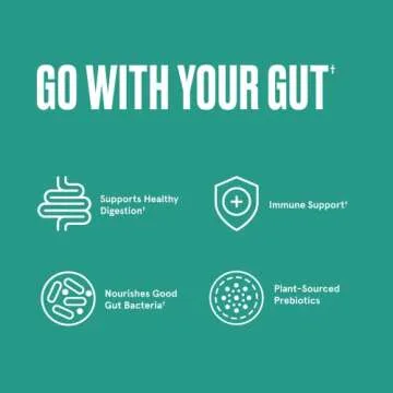 Bulletproof Unflavored Innerfuel Prebiotic Fiber Powder, 13.4 Ounces, Supplement for Gut Health, Digestive Health and Immune Support, Plant Sourced Prebiotics, 0g Sugar