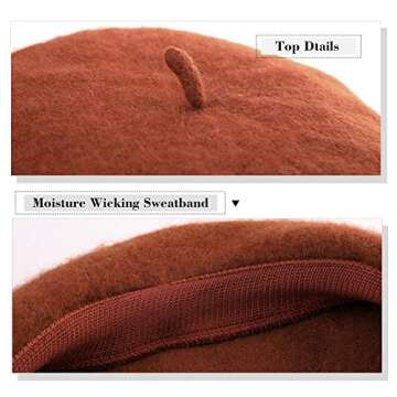 Classic Gray French Wool Beret Perfect for Any Occasion