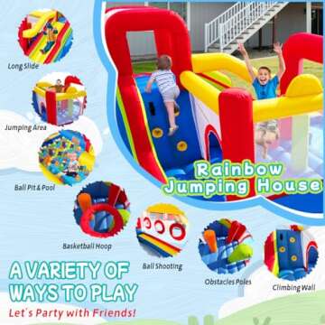 Hongcoral Bounce House for Kids - Inflatable Fun Adventure