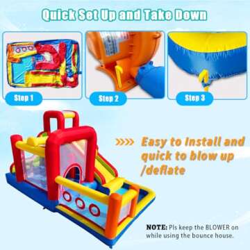 Hongcoral Bounce House for Kids - Inflatable Fun Adventure