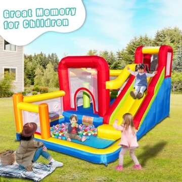 Hongcoral Bounce House for Kids - Inflatable Fun Adventure