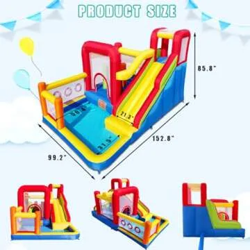 Hongcoral Bounce House for Kids - Inflatable Fun Adventure