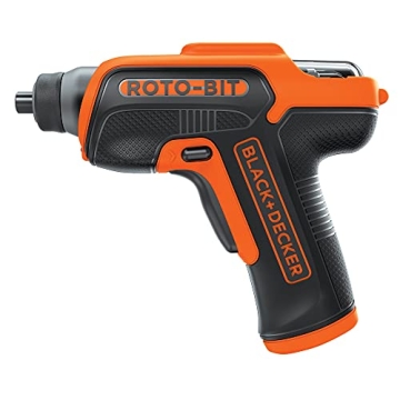 BLACK+DECKER 4V MAX Electric Screwdriver: Cordless, Compact & Powerful
