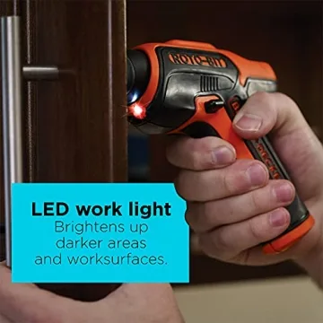 BLACK+DECKER 4V MAX Electric Screwdriver for Home Projects