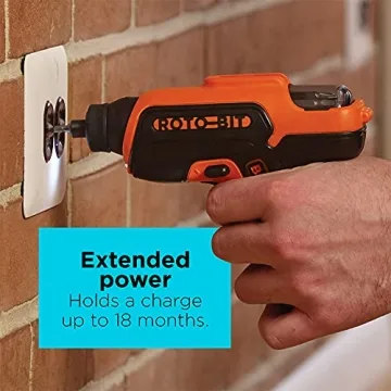 BLACK+DECKER 4V MAX Electric Screwdriver for Home Projects