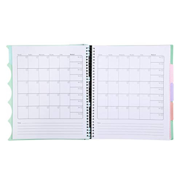 Durable Mintra Office Spiral Notebook in Sage Green 5 Subject