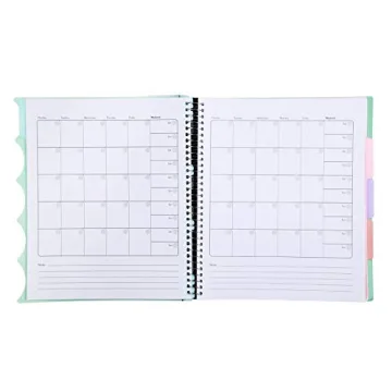 Durable Mintra Office Spiral Notebook in Sage Green 5 Subject
