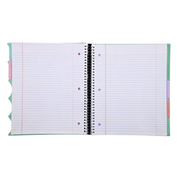 Durable Mintra Office Spiral Notebook in Sage Green 5 Subject