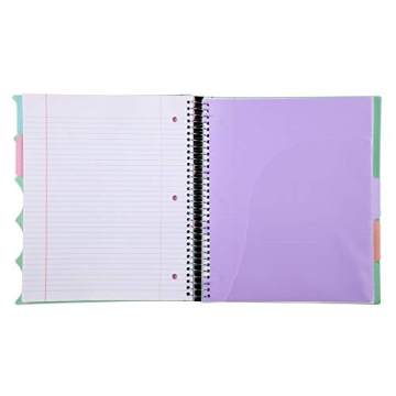 Durable Mintra Office Spiral Notebook in Sage Green 5 Subject