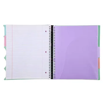 Durable Mintra Office Spiral Notebook in Sage Green 5 Subject