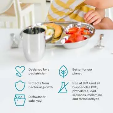 Ahimsa Stainless Steel Kids Cups - Safe & Durable