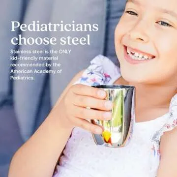 Ahimsa Stainless Steel Kids Cups - Safe & Durable