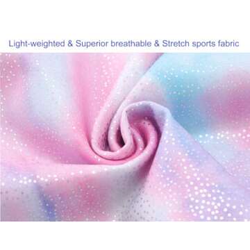 Domusgo Gymnastics Leotard Girls 4t 5t Tie Dye Biketard